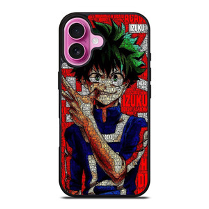 MY HERO ACADEMIA IZUKU MIDORIYA ANIME iPhone 16 Plus Case Cover MY HERO ACADEMIA IZUKU MIDORIYA ANIME iPhone 16 Plus Case Cover