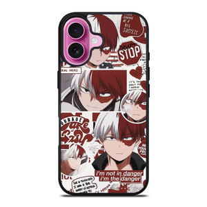 MY HERO ACADEMIA SHOTO TODOROKI QUOTE iPhone 16 Plus Case Cover MY HERO ACADEMIA SHOTO TODOROKI QUOTE iPhone 16 Plus Case Cover