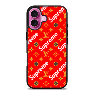 NEW SUPREME LOUIS VUITTON iPhone 16 Plus Case Cover NEW SUPREME LOUIS VUITTON iPhone 16 Plus Case Cover