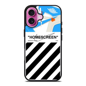 OFF WHITE NIKE LOGO SHOES HOMESCREEN iPhone 16 Plus Case Cover OFF WHITE NIKE LOGO SHOES HOMESCREEN iPhone 16 Plus Case Cover