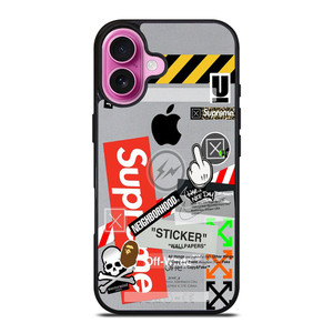 OFF WHITE SUPREME iPhone 16 Plus Case Cover OFF WHITE SUPREME iPhone 16 Plus Case Cover