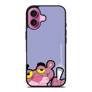 PINK PANTHER SMOKING iPhone 16 Plus Case Cover PINK PANTHER SMOKING iPhone 16 Plus Case Cover