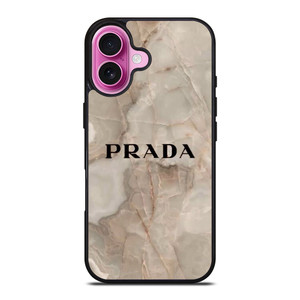 PRADA LOGO ICON ON MARBLE iPhone 16 Plus Case Cover PRADA LOGO ICON ON MARBLE iPhone 16 Plus Case Cover