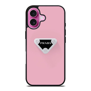 PRADA MILANO PINK LOGO iPhone 16 Plus Case Cover PRADA MILANO PINK LOGO iPhone 16 Plus Case Cover