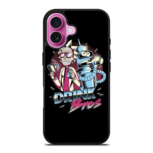 RICK AND MORTY FUTURAMA cartoon iPhone 16 Plus Case Cover RICK AND MORTY FUTURAMA cartoon iPhone 16 Plus Case Cover