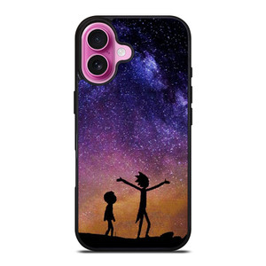 RICK AND MORTY GALAXY iPhone 16 Plus Case Cover RICK AND MORTY GALAXY iPhone 16 Plus Case Cover