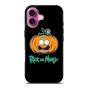 RICK AND MORTY HALLOWEEN PUMPKIN iPhone 16 Plus Case Cover RICK AND MORTY HALLOWEEN PUMPKIN iPhone 16 Plus Case Cover