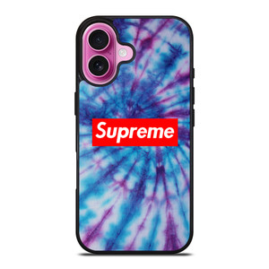 SUPREME DIE TYE iPhone 16 Plus Case Cover SUPREME DIE TYE iPhone 16 Plus Case Cover