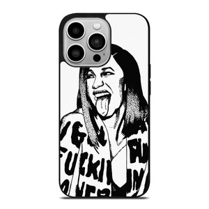 CARDI B CARTOON ILLUSTRATION iPhone 14 Pro Case Cover CARDI B CARTOON ILLUSTRATION iPhone 14 Pro Case Cover