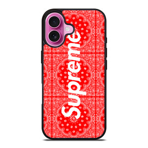 SUPREME RED BANDANA iPhone 16 Plus Case Cover SUPREME RED BANDANA iPhone 16 Plus Case Cover