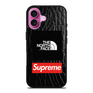 SUPREME X THE NORTH FACE LEATHER iPhone 16 Plus Case Cover SUPREME X THE NORTH FACE LEATHER iPhone 16 Plus Case Cover