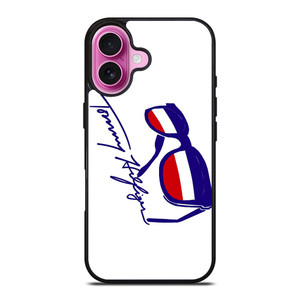 TOMMY HILFIGER LOGO SUNGLASSES iPhone 16 Plus Case Cover TOMMY HILFIGER LOGO SUNGLASSES iPhone 16 Plus Case Cover