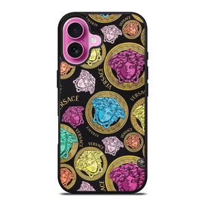 VERSACE COLORFUL LOGO iPhone 16 Plus Case Cover