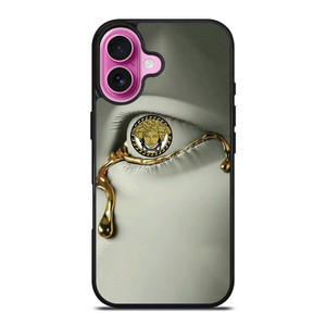 VERSACE LOGO GOLDEN TEAR iPhone 16 Plus Case Cover VERSACE LOGO GOLDEN TEAR iPhone 16 Plus Case Cover