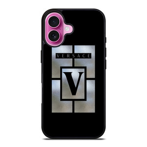 VERSACE LOGO SILVER iPhone 16 Plus Case Cover VERSACE LOGO SILVER iPhone 16 Plus Case Cover