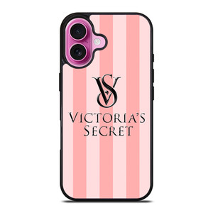 VICTORIA'S SECRET PINK STRIPES iPhone 16 Plus Case Cover VICTORIA'S SECRET PINK STRIPES iPhone 16 Plus Case Cover