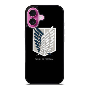 WINGS OF FREEDOM ATTACK ON TITAN SYMBOL iPhone 16 Plus Case Cover WINGS OF FREEDOM ATTACK ON TITAN SYMBOL iPhone 16 Plus Case Cover
