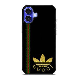 ADIDAS X GUCCI STRIPE 2 iPhone 16 Case Cover ADIDAS X GUCCI STRIPE 2 iPhone 16 Case Cover