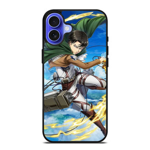 ATTACK ON TITAN LEVI ANIME iPhone 16 Case Cover ATTACK ON TITAN LEVI ANIME iPhone 16 Case Cover