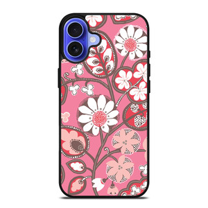 BLUSH PINK VERA BRADLEY PRINT iPhone 16 Case Cover BLUSH PINK VERA BRADLEY PRINT iPhone 16 Case Cover