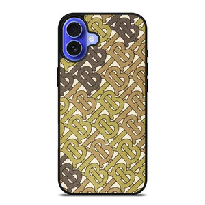 BURBERRY LOGO PATTERN EMBLEM iPhone 16 Case Cover