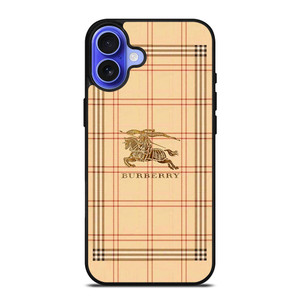 BURBERRY LOGO PATTERN ICON iPhone 16 Case Cover