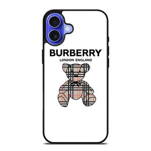 BURBERRY LONDON LOGO BEAR iPhone 16 Case Cover BURBERRY LONDON LOGO BEAR iPhone 16 Case Cover