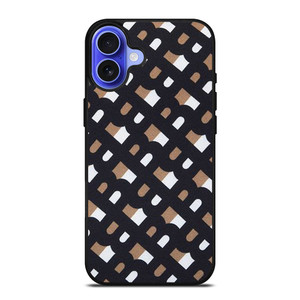 BURBERRY LONDON LOGO FABRIC PATTERN iPhone 16 Case Cover
