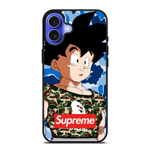 CAMO GOHAN BAPE SUPREME iPhone 16 Case Cover CAMO GOHAN BAPE SUPREME iPhone 16 Case Cover