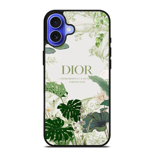 CHRISTIAN DIOR PARIS FLORAL GREEN iPhone 16 Case Cover CHRISTIAN DIOR PARIS FLORAL GREEN iPhone 16 Case Cover
