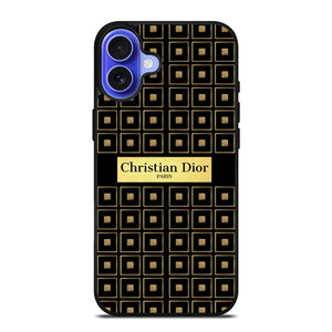 CHRISTIAN DIOR PARIS GOLDEN LOGO iPhone 16 Case Cover CHRISTIAN DIOR PARIS GOLDEN LOGO iPhone 16 Case Cover