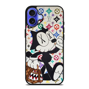 FELIX THE CAT LV LOUIS VUITTON iPhone 16 Case Cover FELIX THE CAT LV LOUIS VUITTON iPhone 16 Case Cover