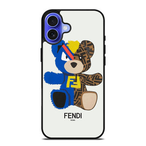 FENDI ROMA LOGO BEAR ICON iPhone 16 Case Cover FENDI ROMA LOGO BEAR ICON iPhone 16 Case Cover