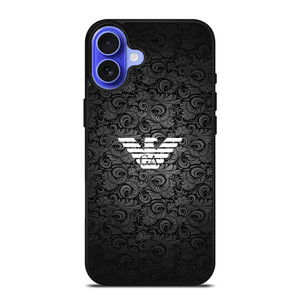 GIORGIO ARMANI LOGO PATTERN iPhone 16 Case Cover