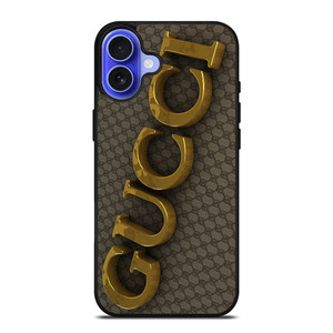 GUCCI 3D LOGO EMBLEM iPhone 16 Case Cover
