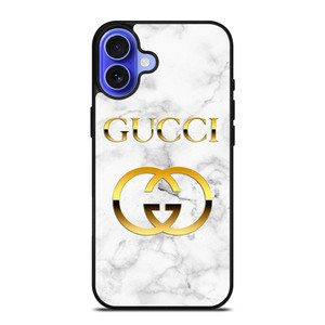 GUCCI GOLD MARBLE EMBLEM iPhone 16 Case Cover GUCCI GOLD MARBLE EMBLEM iPhone 16 Case Cover