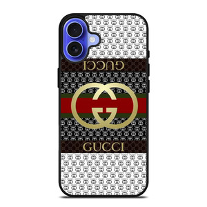 GUCCI GUCCI LOGO EMBLEM iPhone 16 Case Cover GUCCI GUCCI LOGO EMBLEM iPhone 16 Case Cover