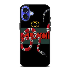 GUCCI LOGO ART SNAKE iPhone 16 Case Cover GUCCI LOGO ART SNAKE iPhone 16 Case Cover