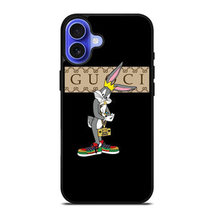 GUCCI LOGO BUGS BUNNY CARTOON iPhone 16 Case Cover GUCCI LOGO BUGS BUNNY CARTOON iPhone 16 Case Cover
