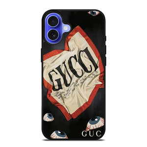 GUCCI LOGO EYES ART iPhone 16 Case Cover GUCCI LOGO EYES ART iPhone 16 Case Cover