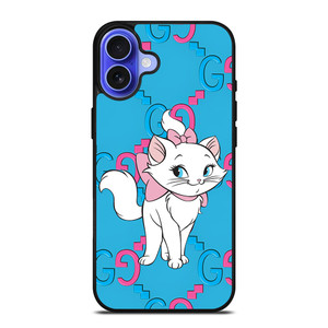 GUCCI LOGO PATTERN MARIE ARISTOCAT DISNEY iPhone 16 Case Cover GUCCI LOGO PATTERN MARIE ARISTOCAT DISNEY iPhone 16 Case Cover
