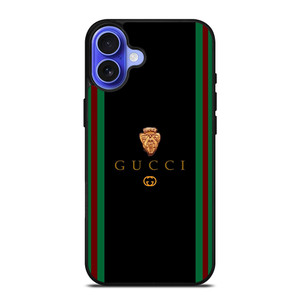 GUCCI LOGO STRIPE iPhone 16 Case Cover