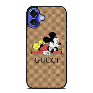 GUCCI LOGO X DISNEY MICKEY MOUSE ICON iPhone 16 Case Cover GUCCI LOGO X DISNEY MICKEY MOUSE ICON iPhone 16 Case Cover