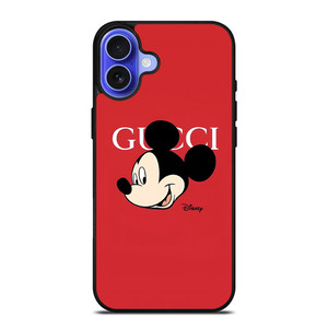 GUCCI X DISNEY MICKEY MOUSE iPhone 16 Case Cover GUCCI X DISNEY MICKEY MOUSE iPhone 16 Case Cover