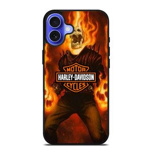 HARLEY DAVIDSON GHOST RIDER iPhone 16 Case Cover HARLEY DAVIDSON GHOST RIDER iPhone 16 Case Cover