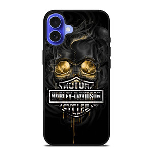 HARLEY DAVIDSON HOT SKULL iPhone 16 Case Cover HARLEY DAVIDSON HOT SKULL iPhone 16 Case Cover