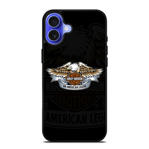 HARLEY DAVIDSON MOTOR EAGLE LOGO iPhone 16 Case Cover HARLEY DAVIDSON MOTOR EAGLE LOGO iPhone 16 Case Cover