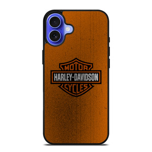 HARLEY DAVIDSON ORANGE NOISED iPhone 16 Case Cover HARLEY DAVIDSON ORANGE NOISED iPhone 16 Case Cover