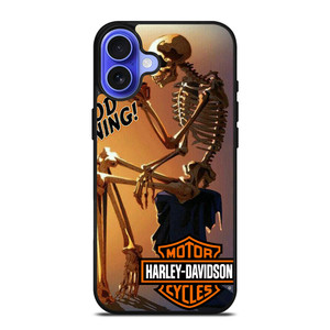 HARLEY DAVIDSON SKULL GOOD MORNING iPhone 16 Case Cover HARLEY DAVIDSON SKULL GOOD MORNING iPhone 16 Case Cover