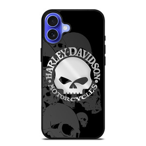 HARLEY DAVIDSON SKULL LOGO 2 iPhone 16 Case Cover HARLEY DAVIDSON SKULL LOGO 2 iPhone 16 Case Cover
